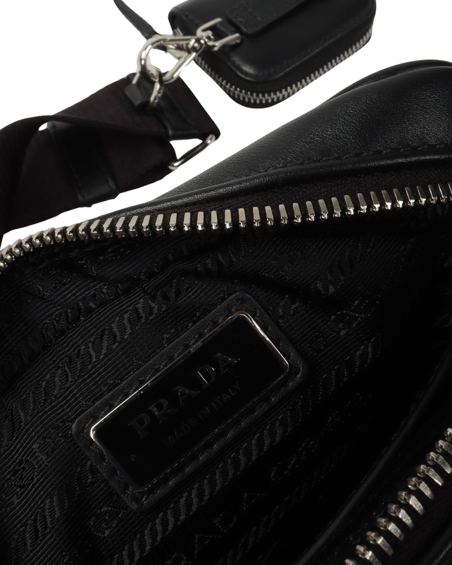 Small Leather Shoulder Bag w/ Pouch