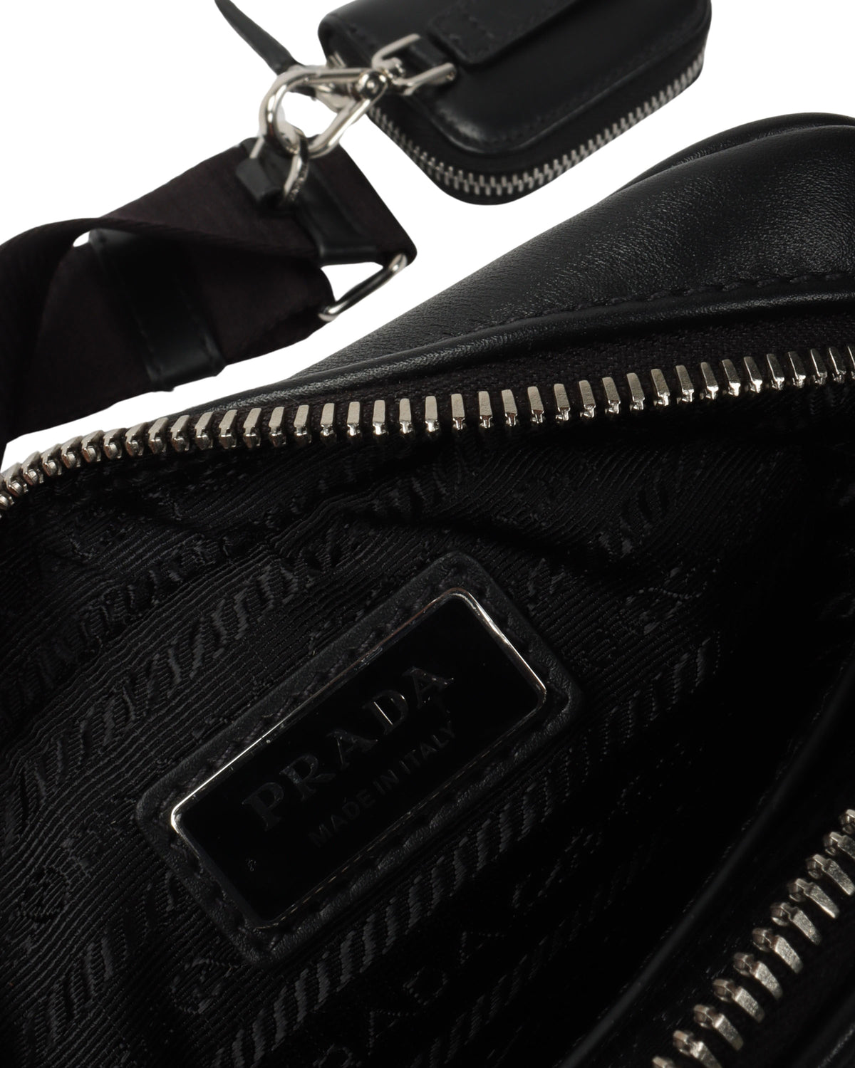 Small Leather Shoulder Bag w/ Pouch