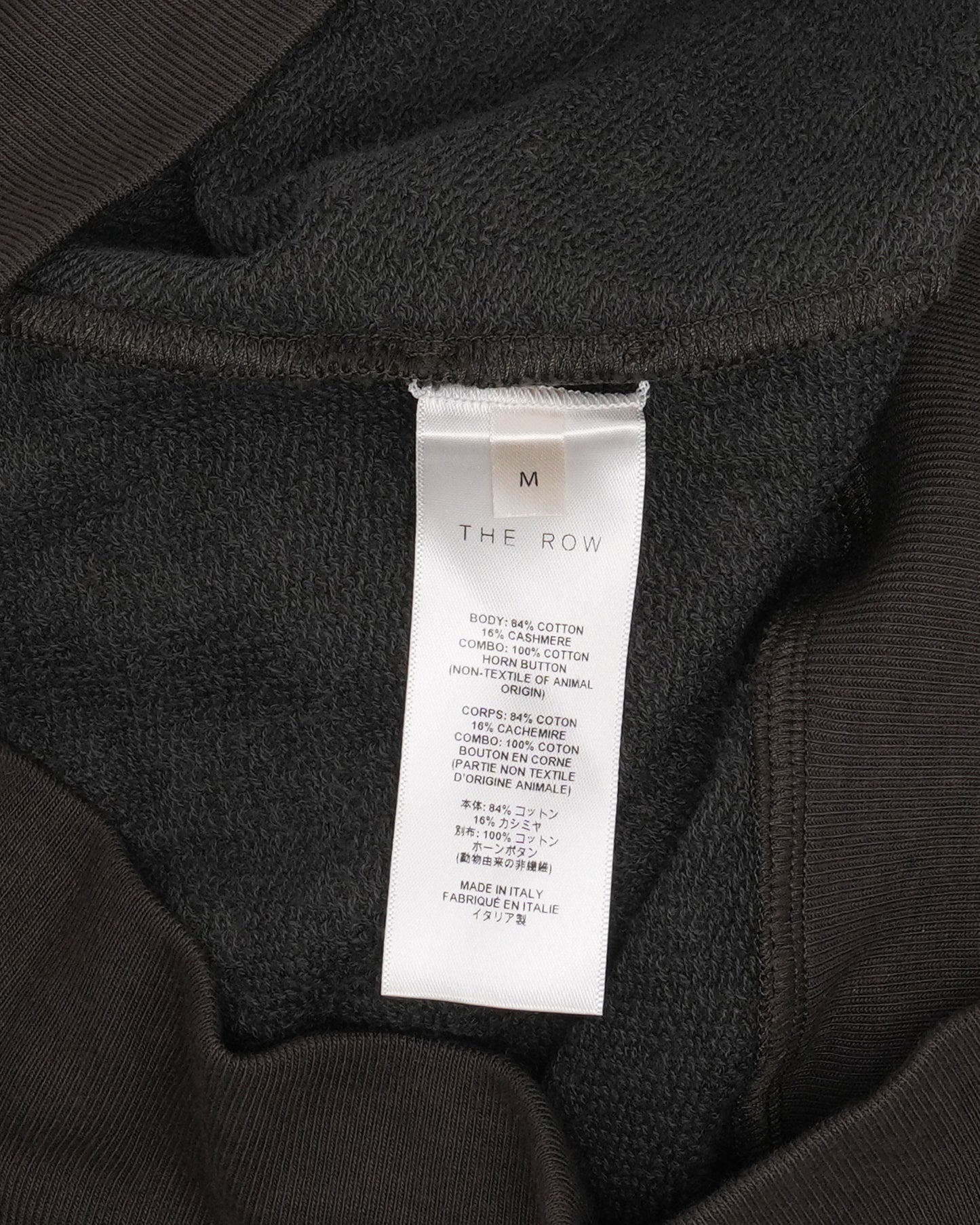 Cashmere Blend Button-Fastening Polo Shirt