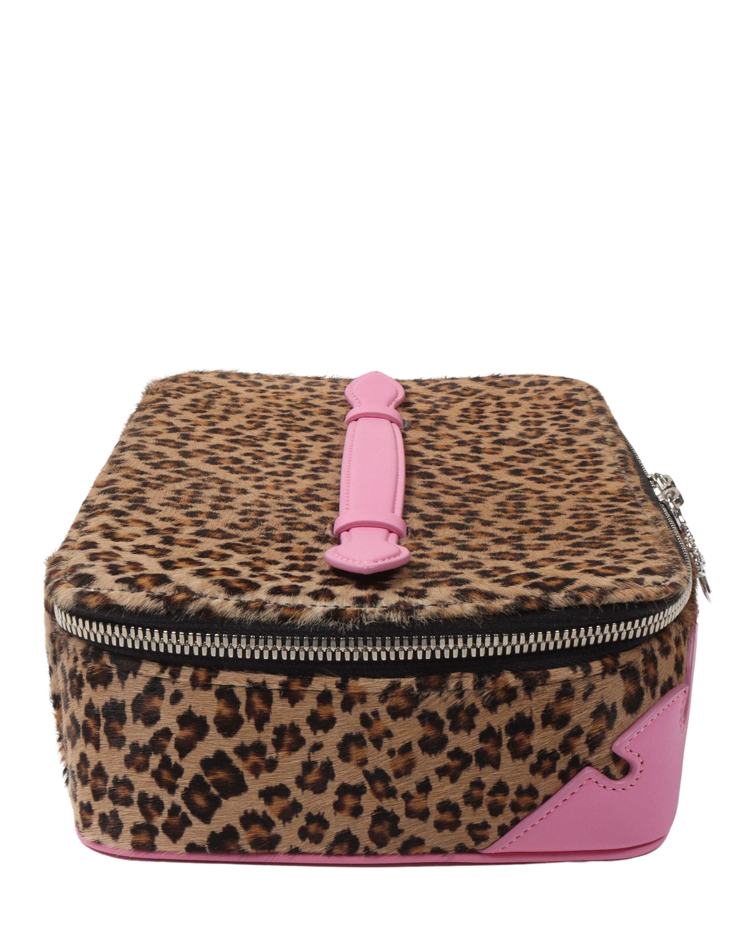 Leather & Pony Hair Jewelry Case