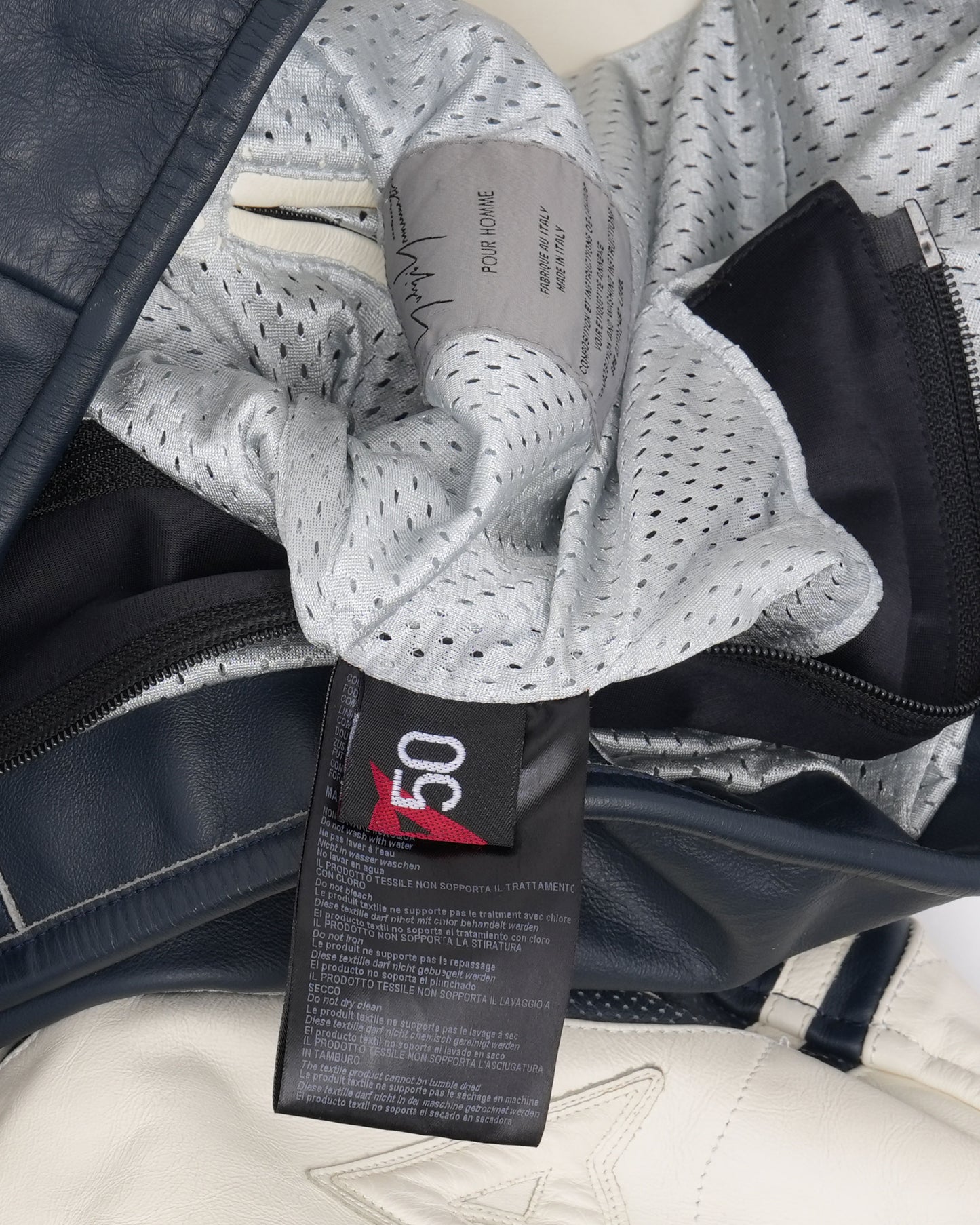 AW04 Dainese Leather Motorcycle Jacket