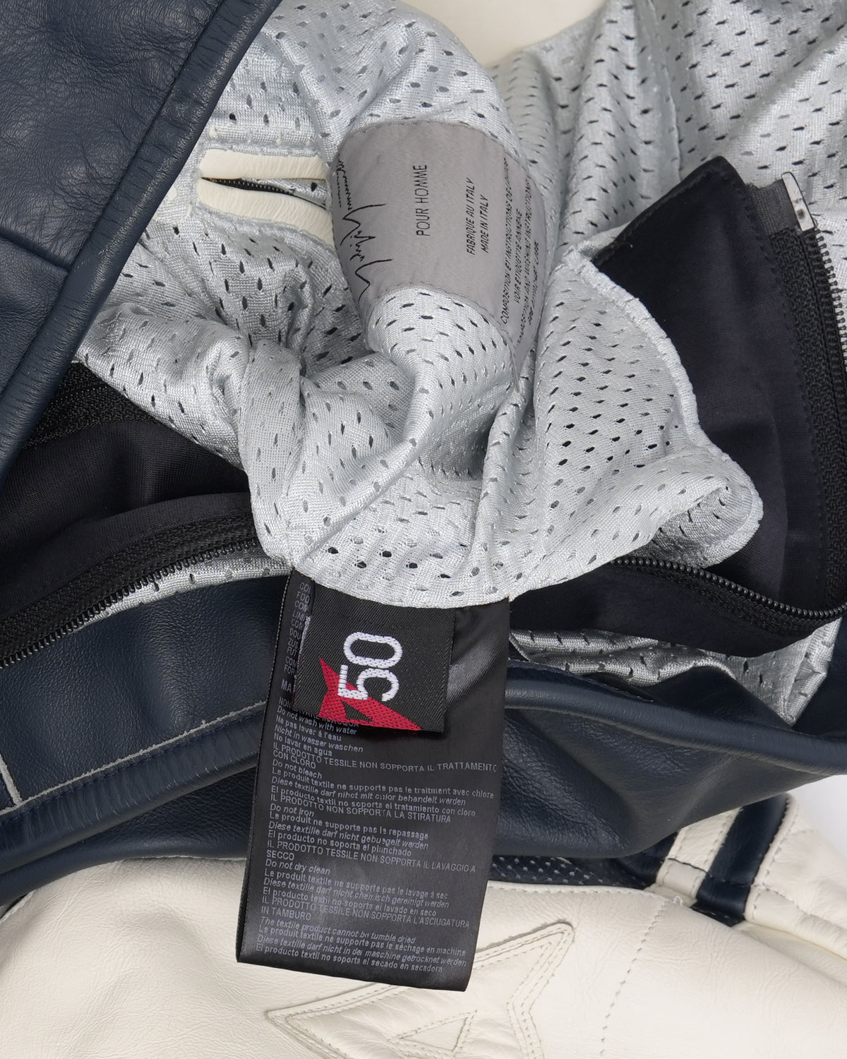 AW04 Dainese Leather Motorcycle Jacket
