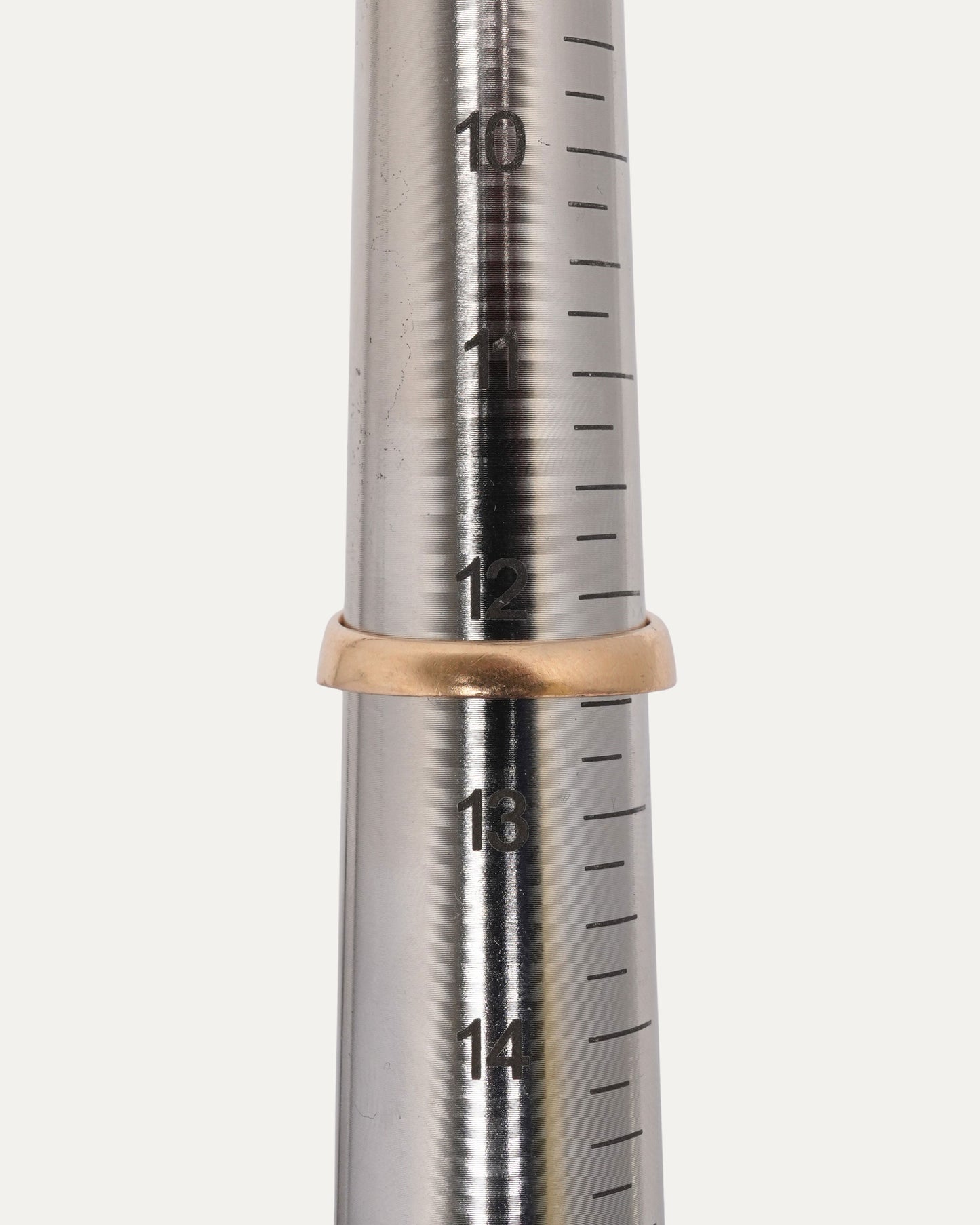 Gold Half Floral Cross Ring