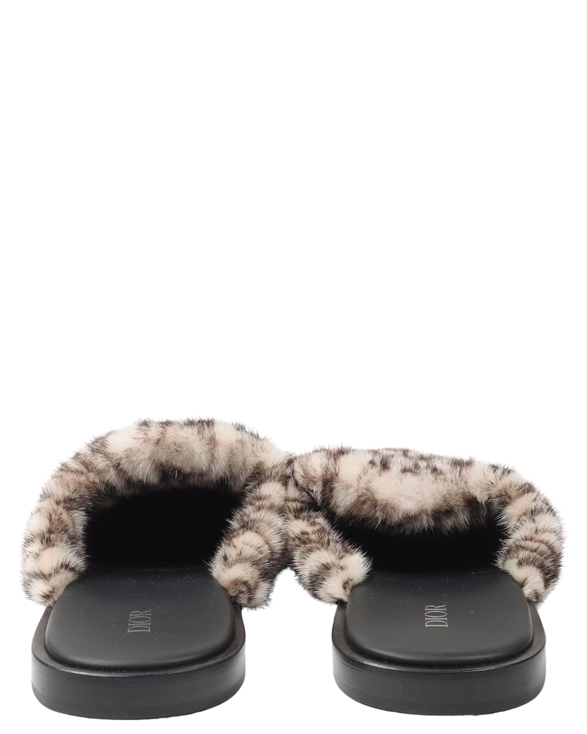 Mink Monogram Sandals