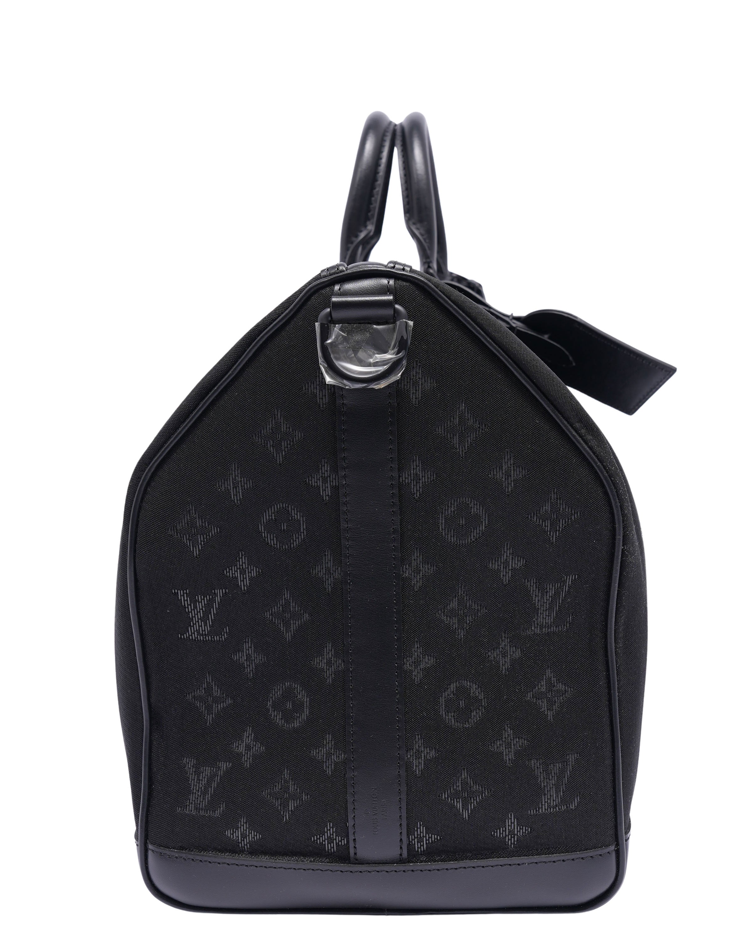 Jacquard Monogram Light Up Keepall Bandouliere 50