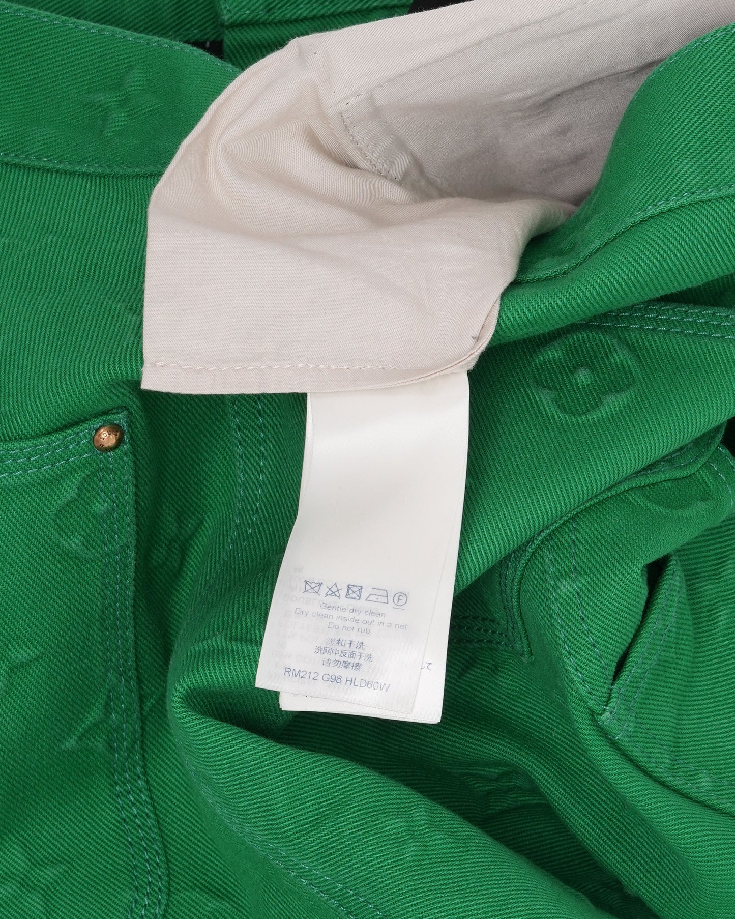 Monogram Embossed Double Knee Carpenter Pants