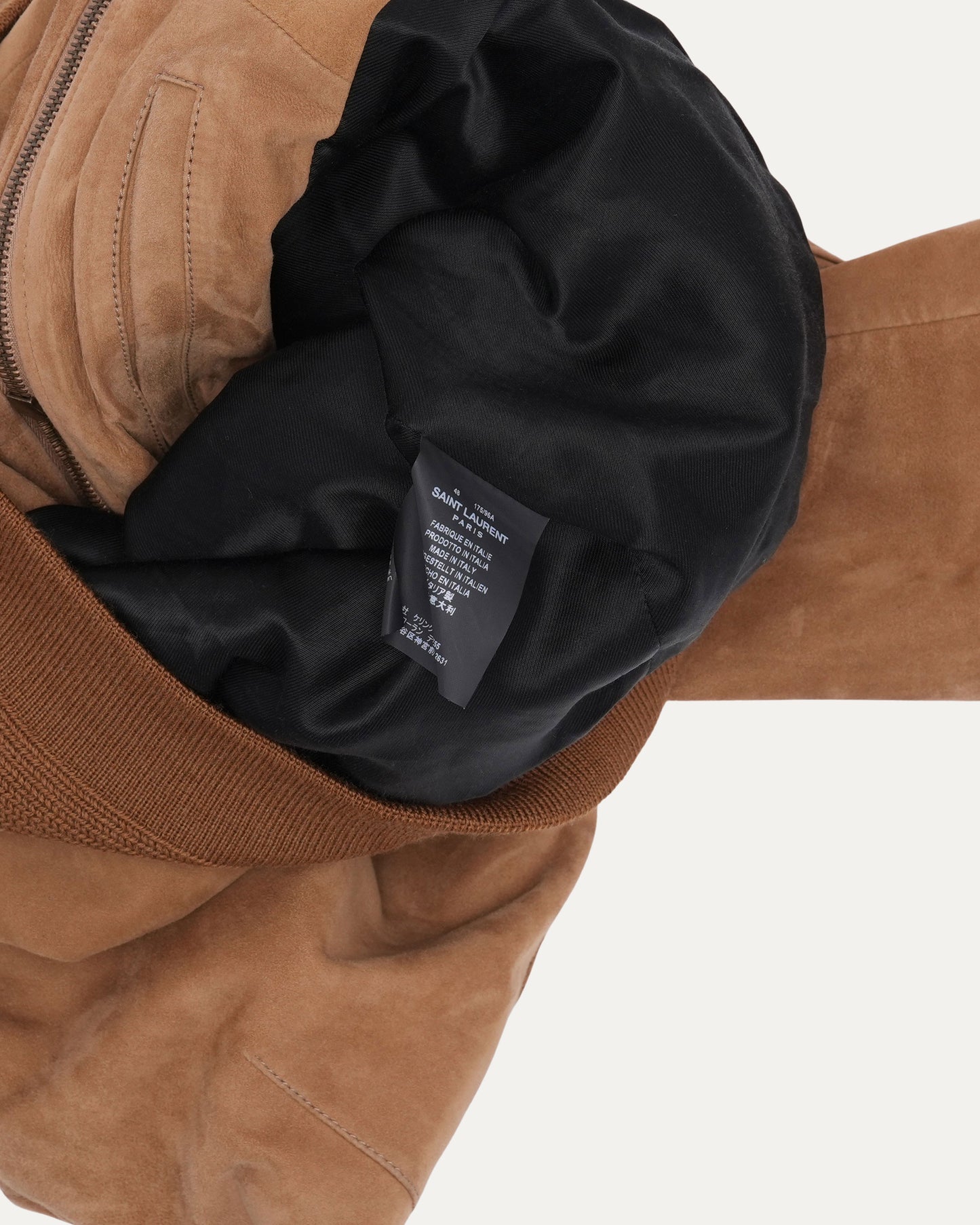 Suede Bomber Jacket