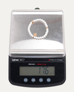22k Gold Fleur Bead Bracelet