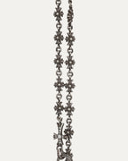 Diamond Tiny E Choke Chain Necklace