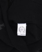 Spinal Cross Patch Cashmere Quarter Zip Hoodie