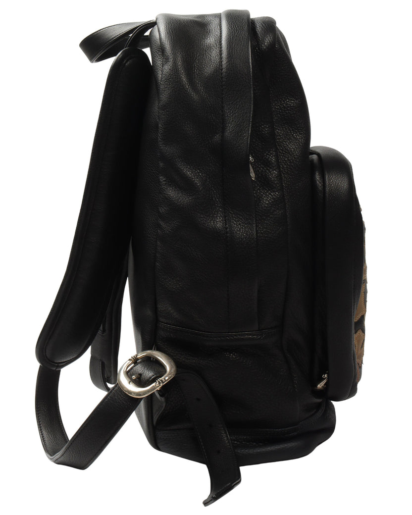 Matty Boy Sex Records Leather Backpack