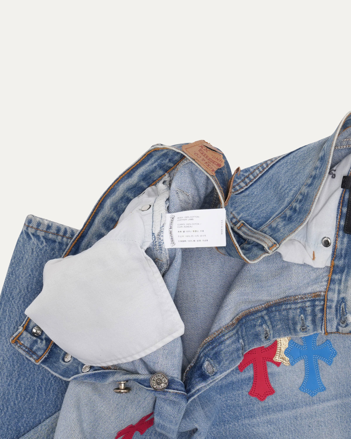 Levi's 501 Cross Patch Jeans