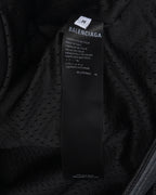 Hooded Leather Biker Jacket