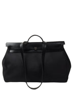 Black Vache Hunter and Toile Herbag Zip Cabine 50 Palladium Hardware