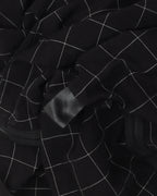 Silk Blend Check Camp Collar Shirt