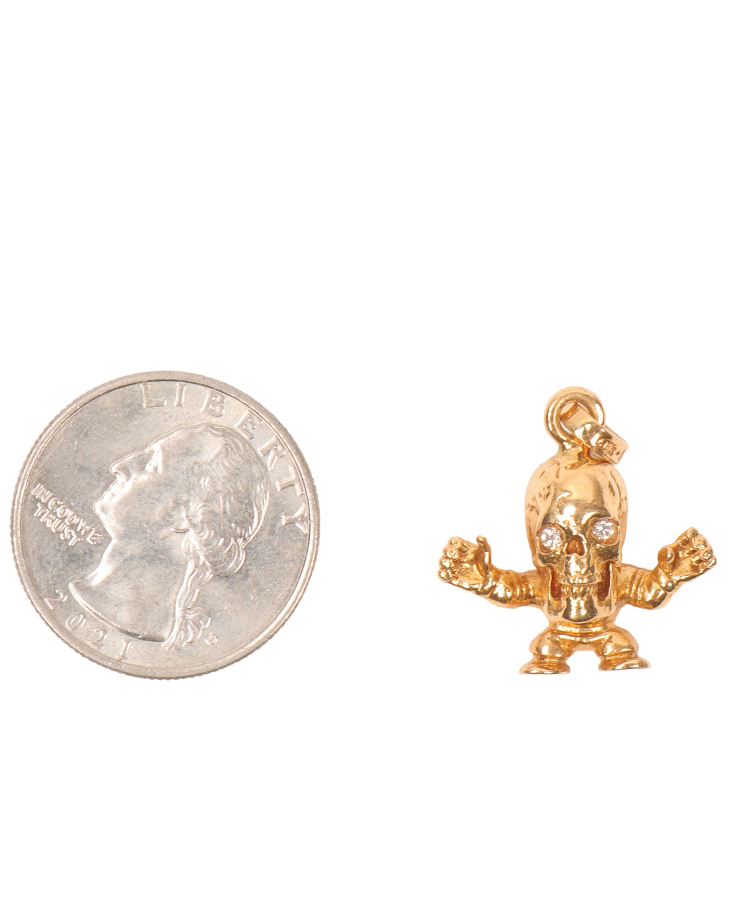 22k Gold & Diamonds Foti Pendant