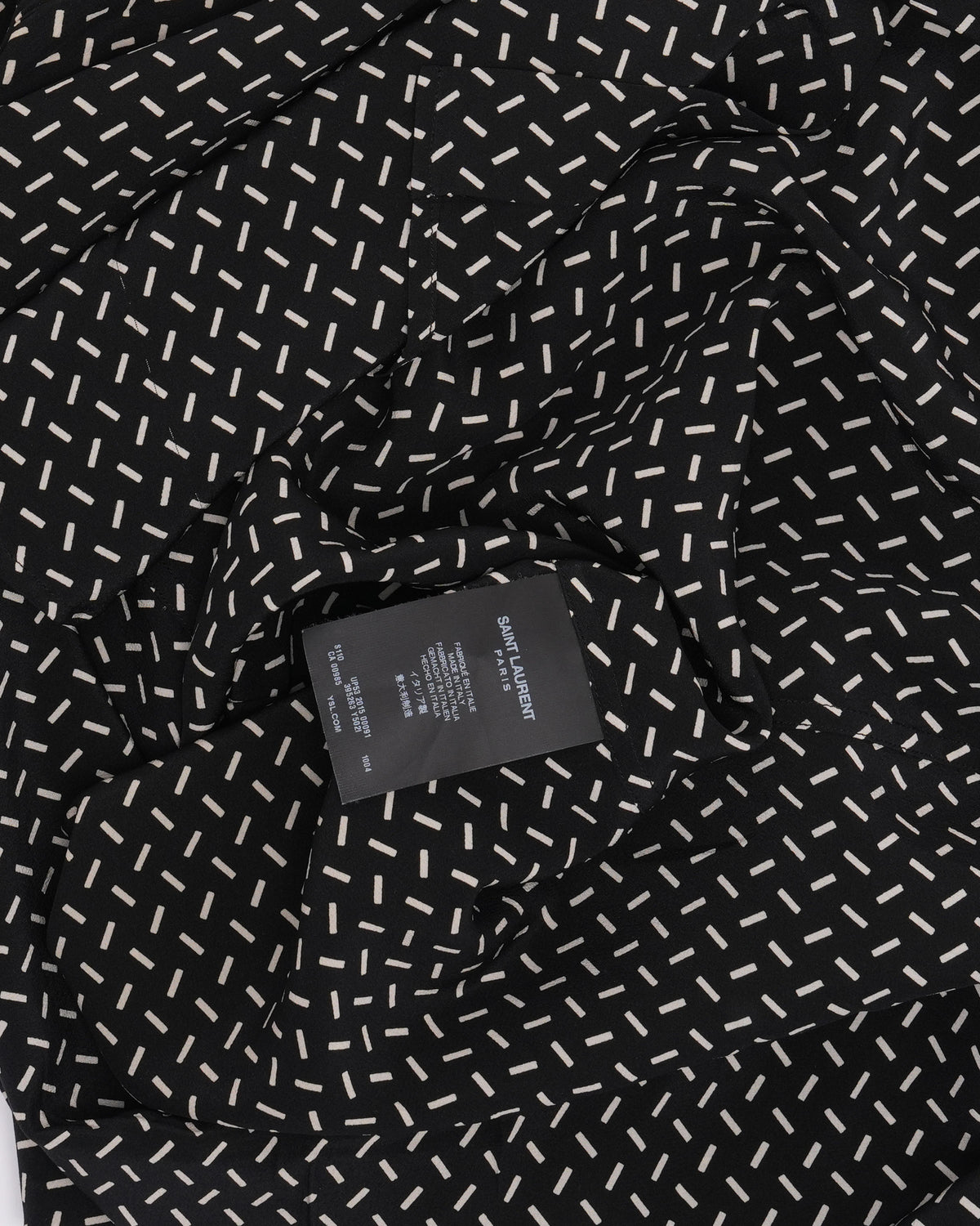 Silk Dash Print Shirt