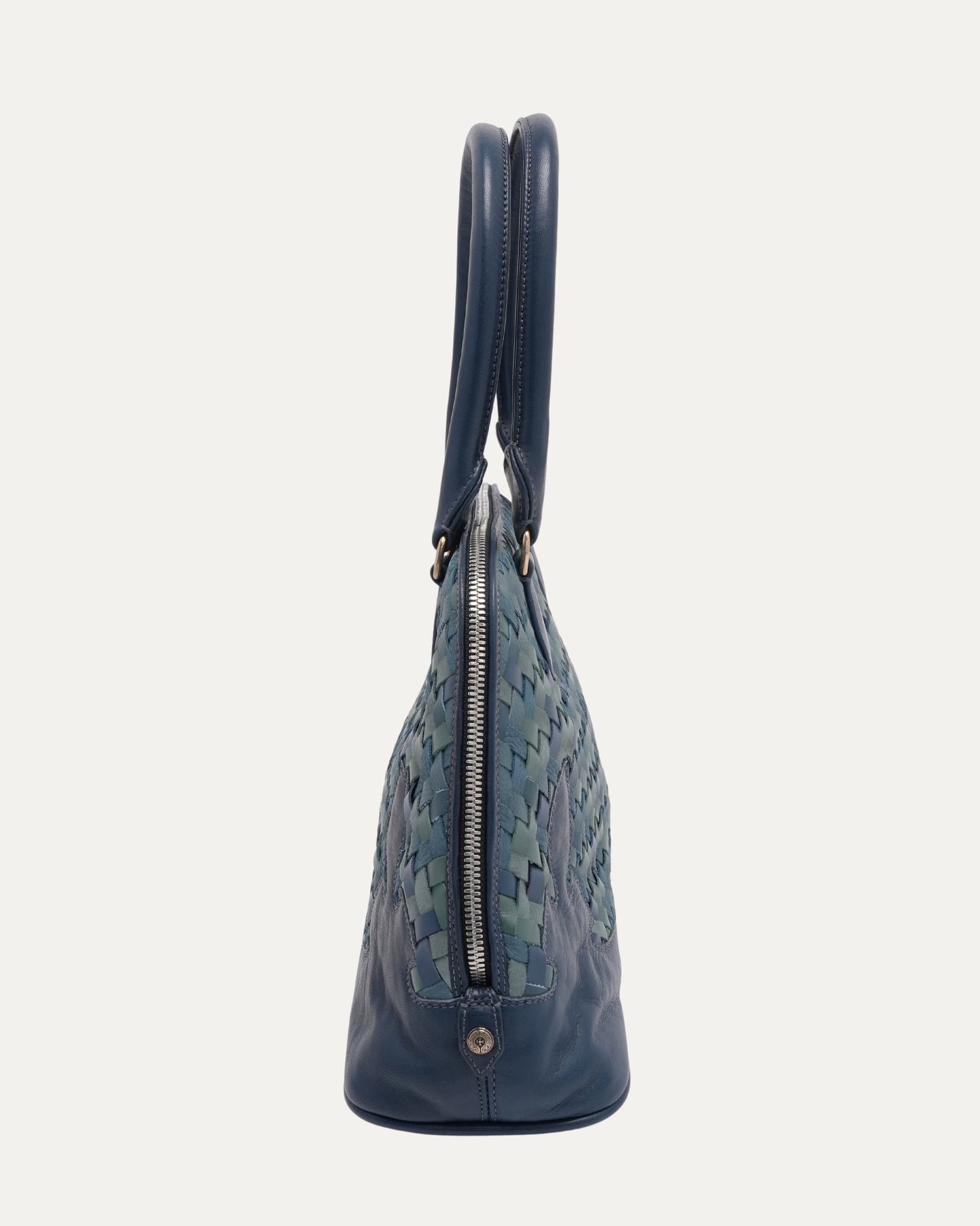 Small Woven Slouchy Mo Bag