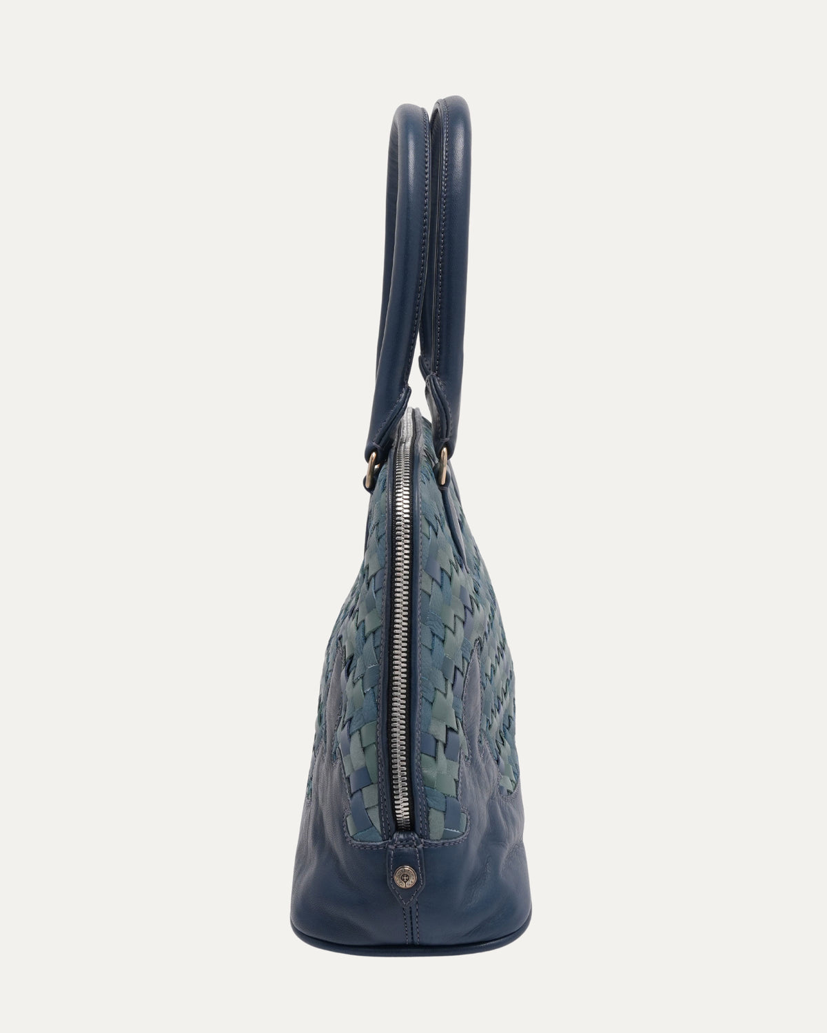 Small Woven Slouchy Mo Bag
