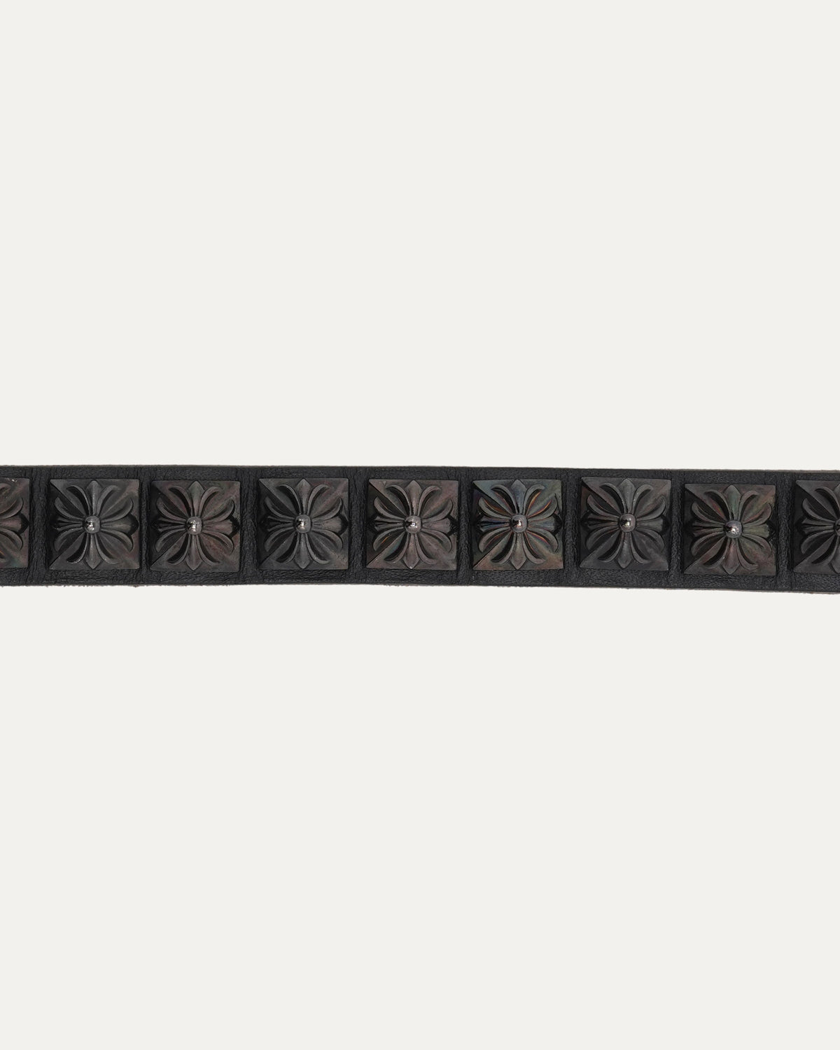 Thin Pyramid Cross Stud Gunslinger Belt