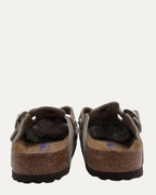Dagger Embellished Birkenstock Boston Suede Mule