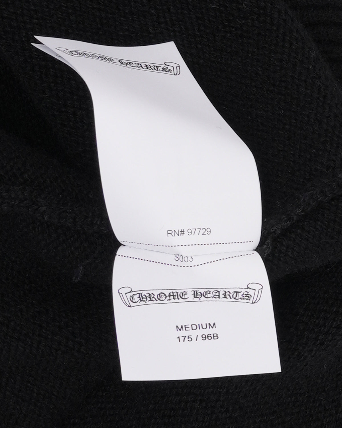 Cross Patch Cashmere Hooded Sweater