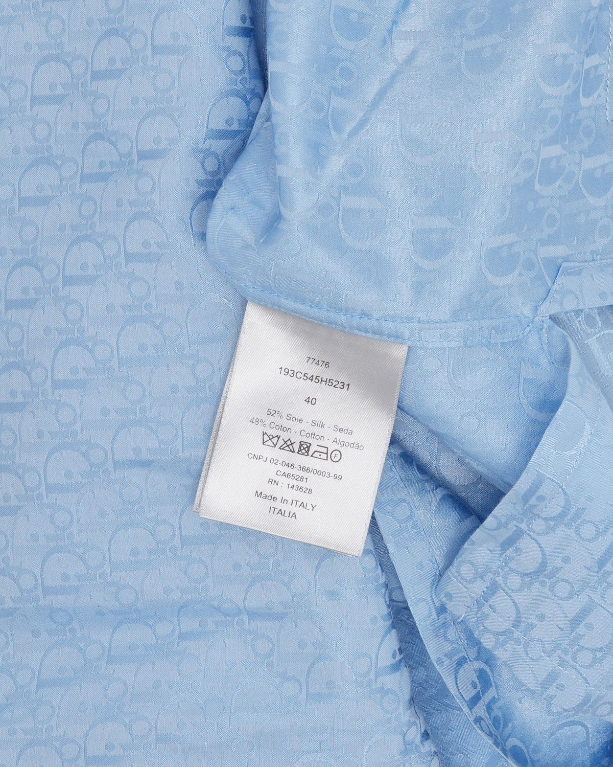 Silk Oblique Shirt
