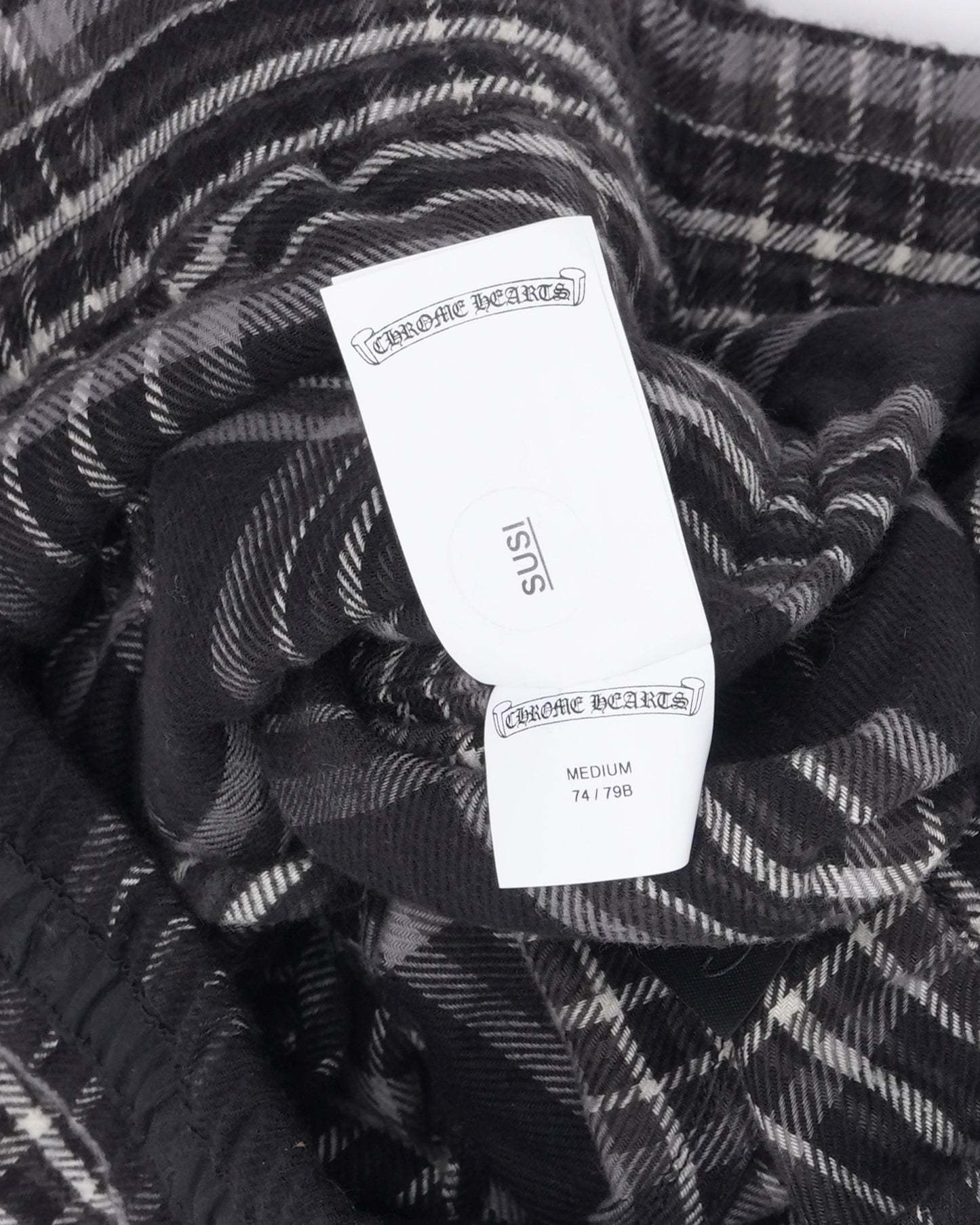After School Cross Patch Flannel Shorts