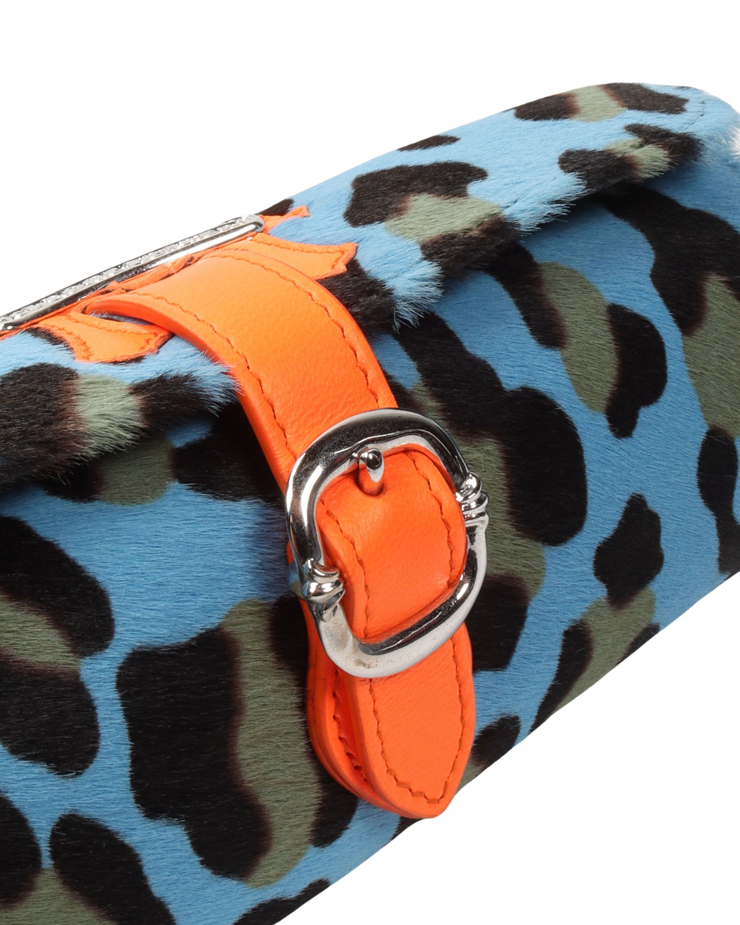 St. Barth Leather & Ponyhair Watch Roll