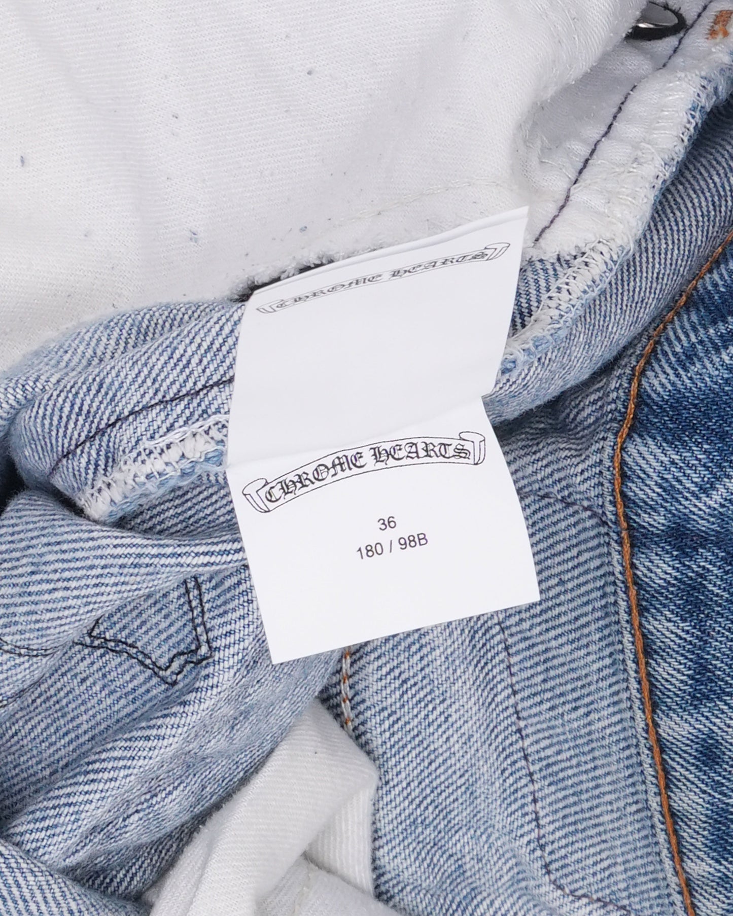 Levi's 517 Orange Tab Cross Patch Jeans