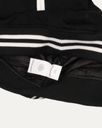 Cashmere and Leather Varsity Jacket