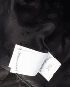 Quilted Leather Cross Patch Vest