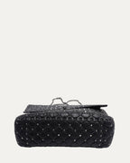 Quilted Rocketed Flap Bag