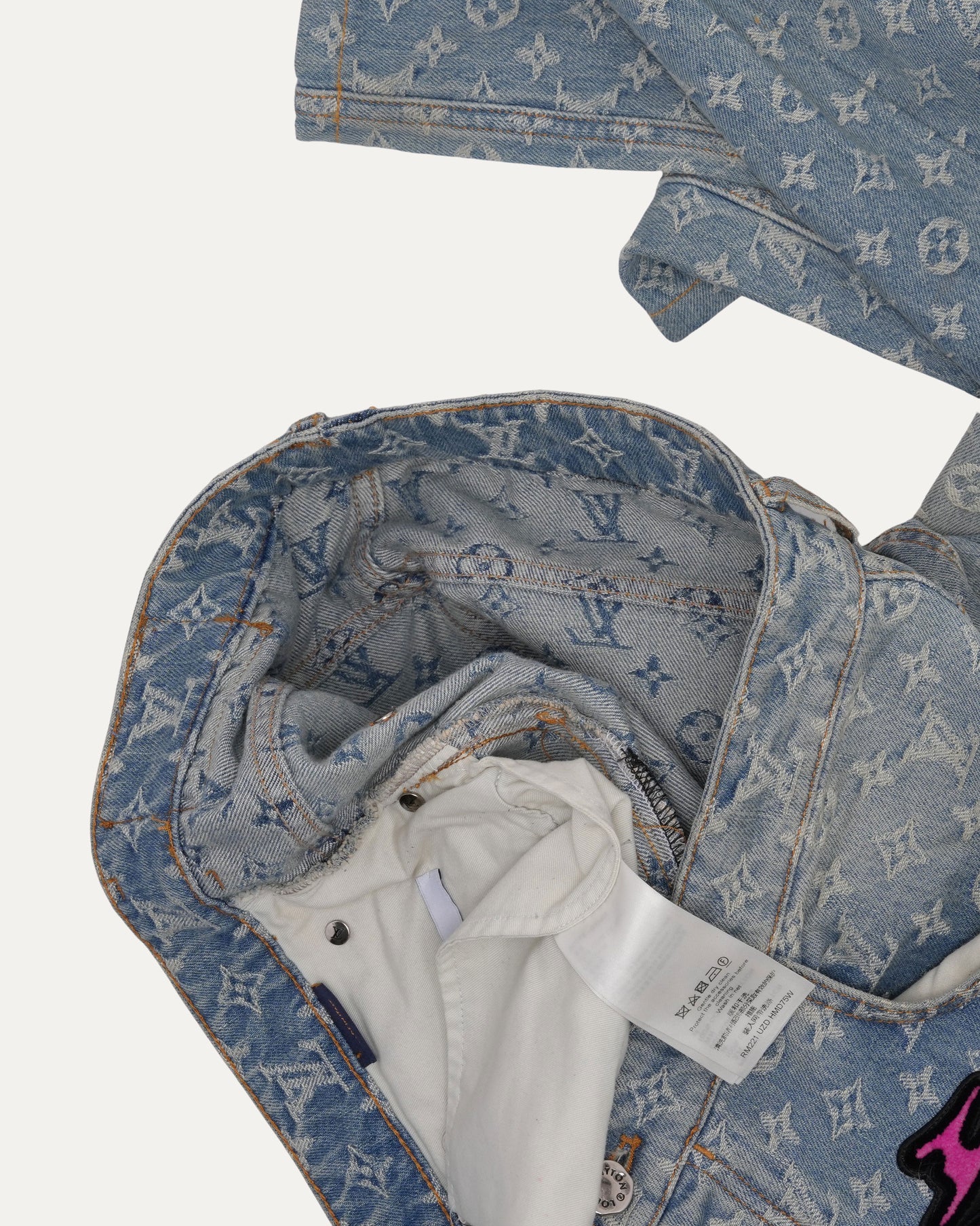 Monogram Graffiti Jeans