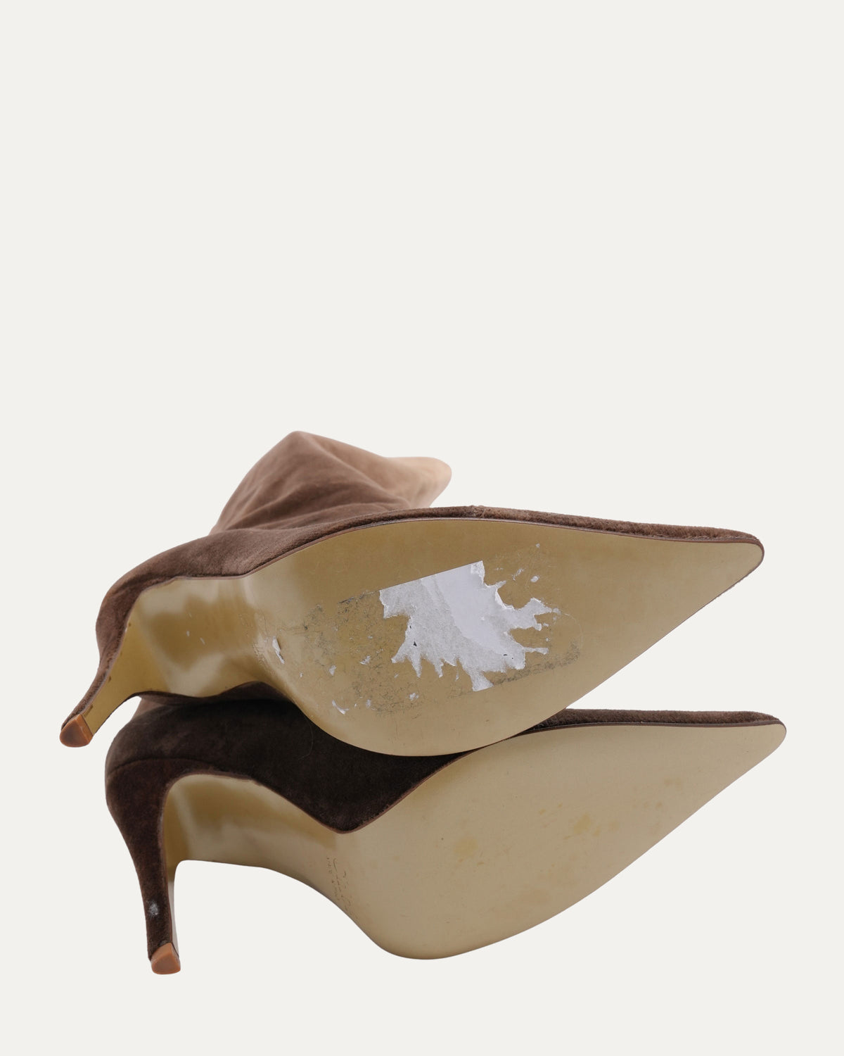 FW 2001 Ombre Velvet Runway Boots