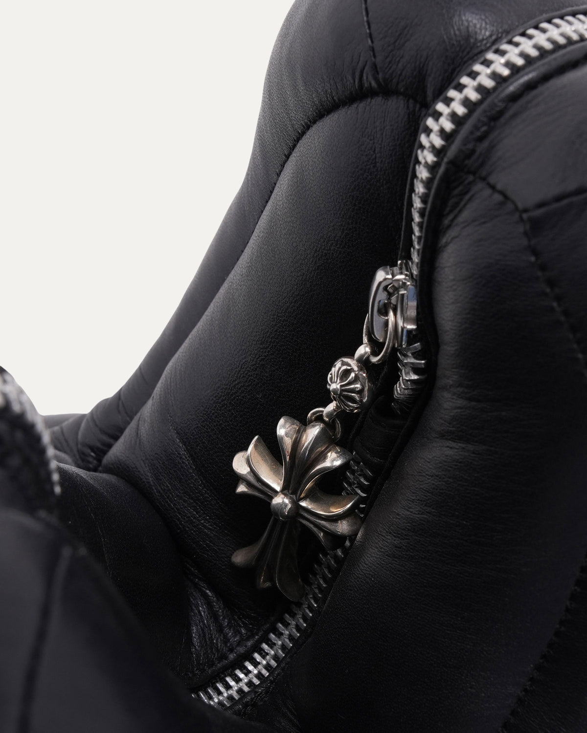 Plus Cross Leather Cushion