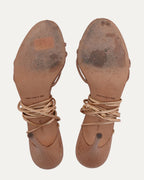 Snake Lace Up Heels