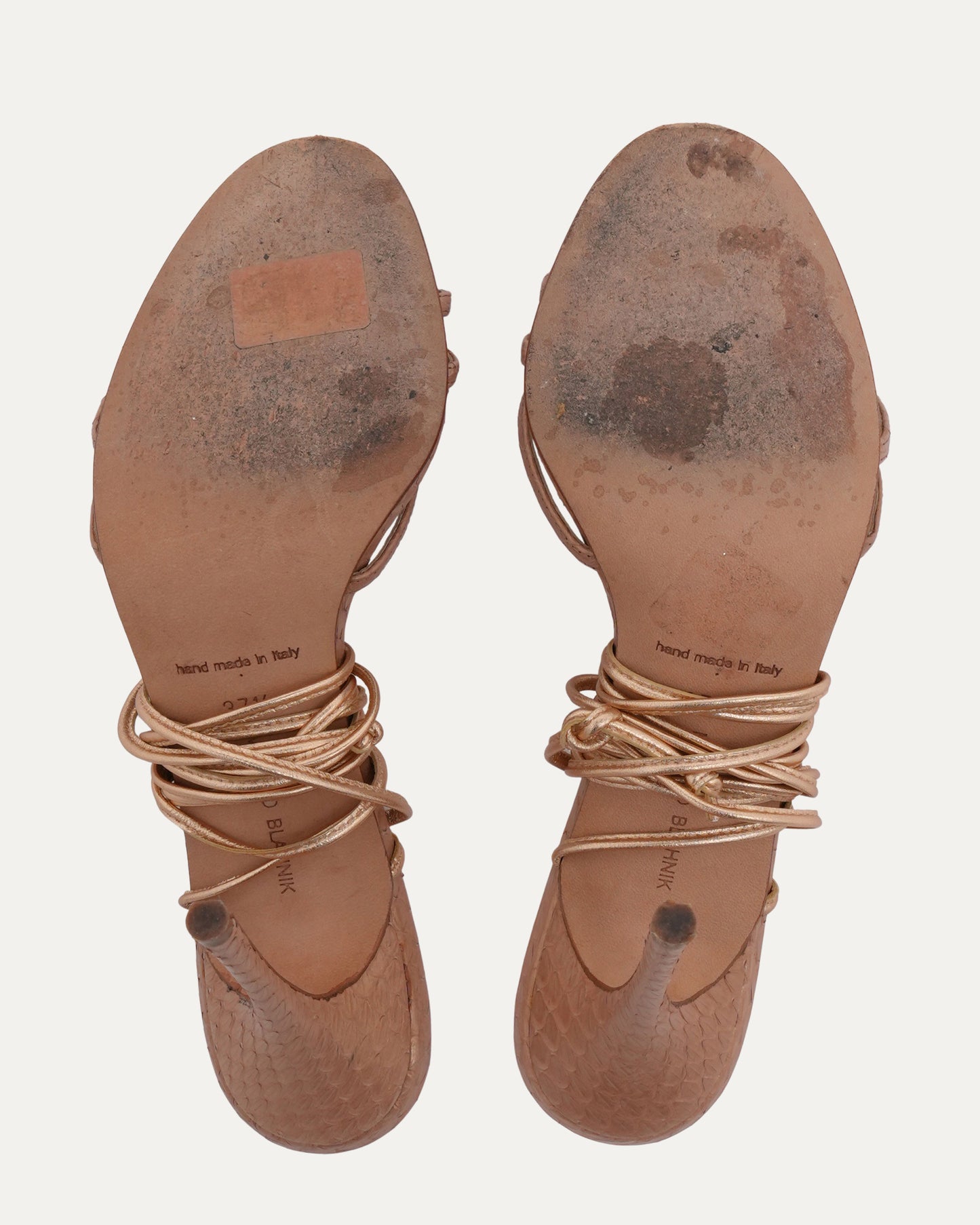 Crocodile Lace Up Heels