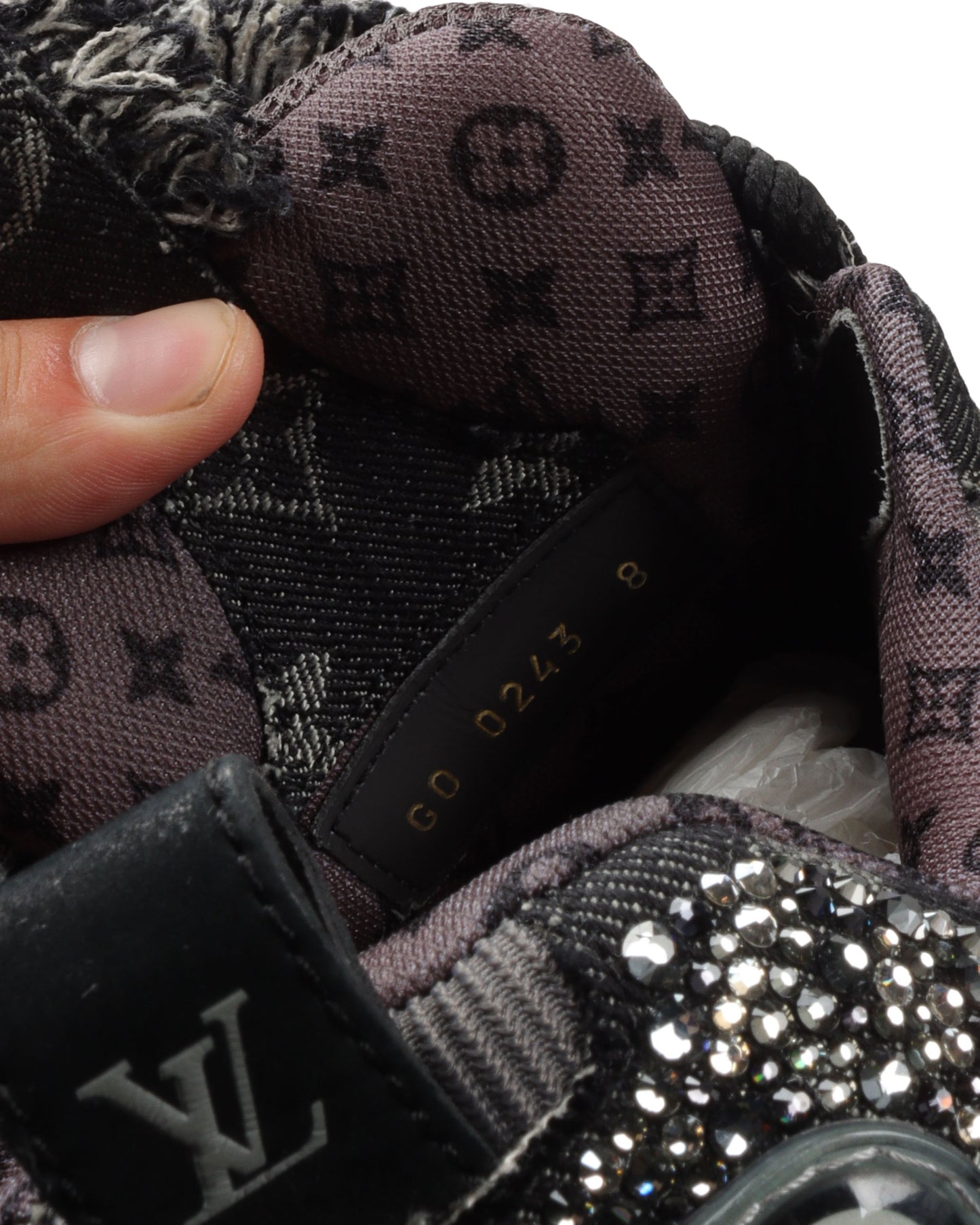 Swarovski Embellished Skate Sneaker Low
