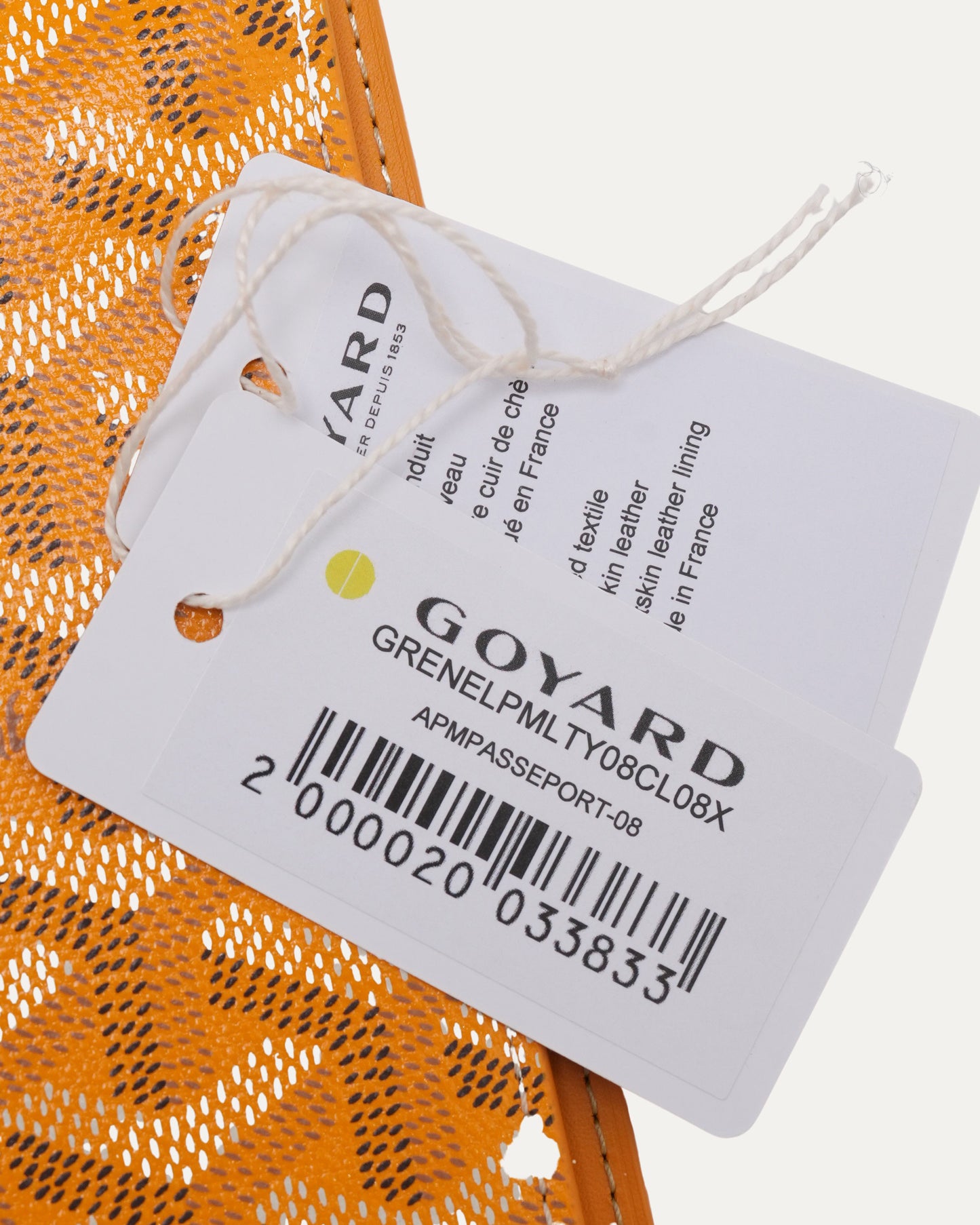 Goyardine Passport Wallet