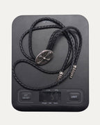 Oval Cross Bolo Tie
