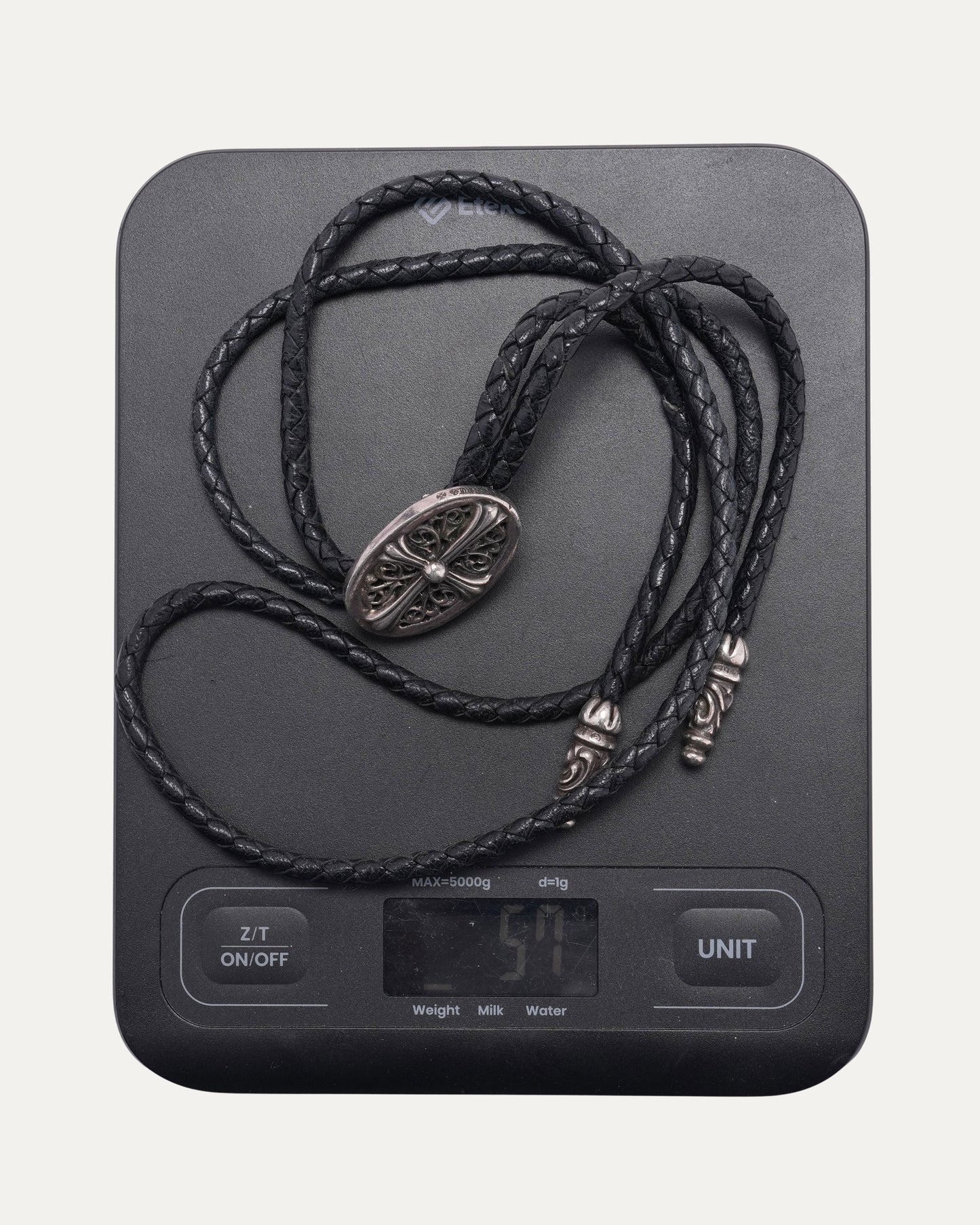 Oval Cross Bolo Tie