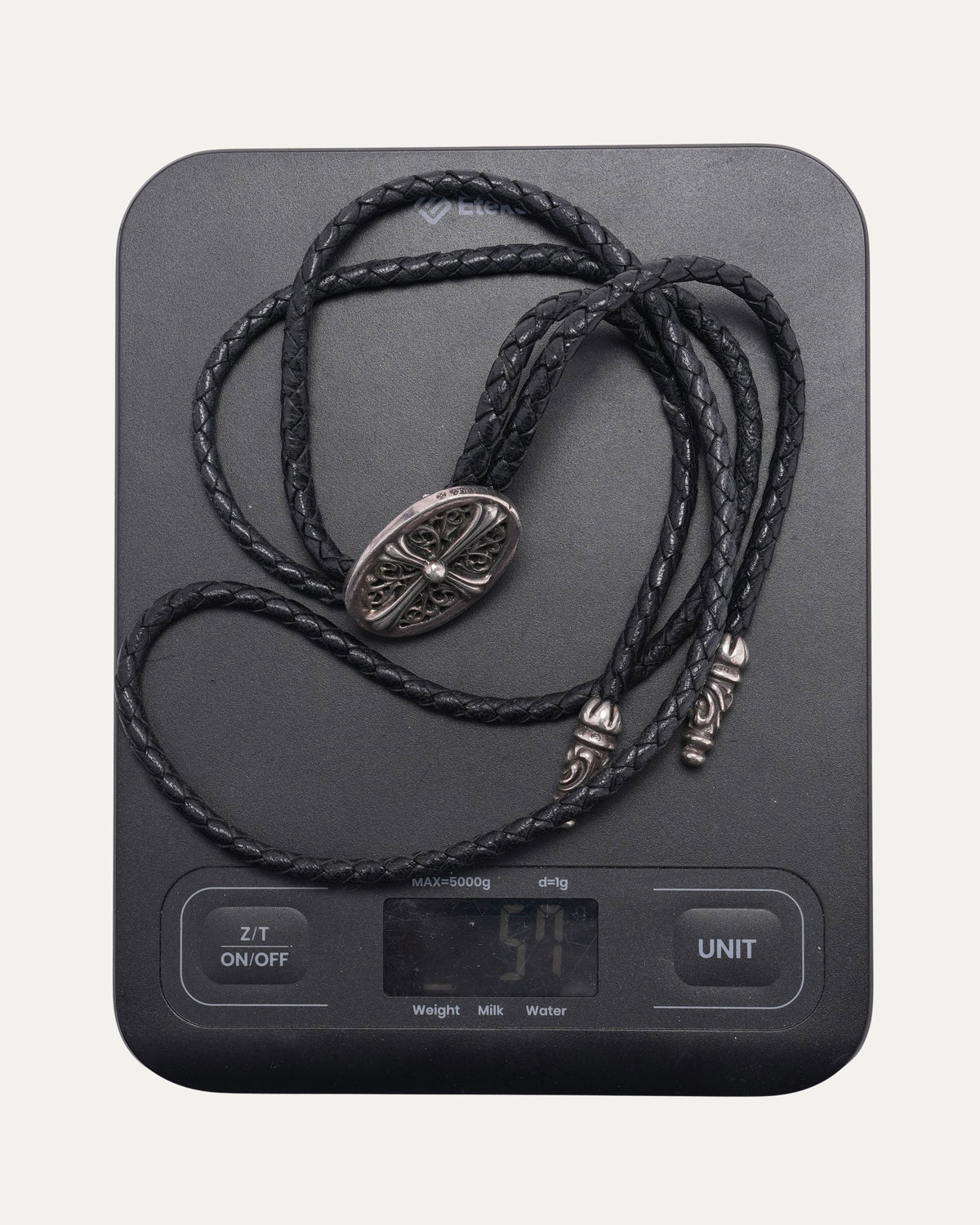 Oval Cross Bolo Tie