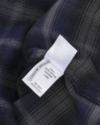 Leather Accent Fleur Yoke Flannel Shirt