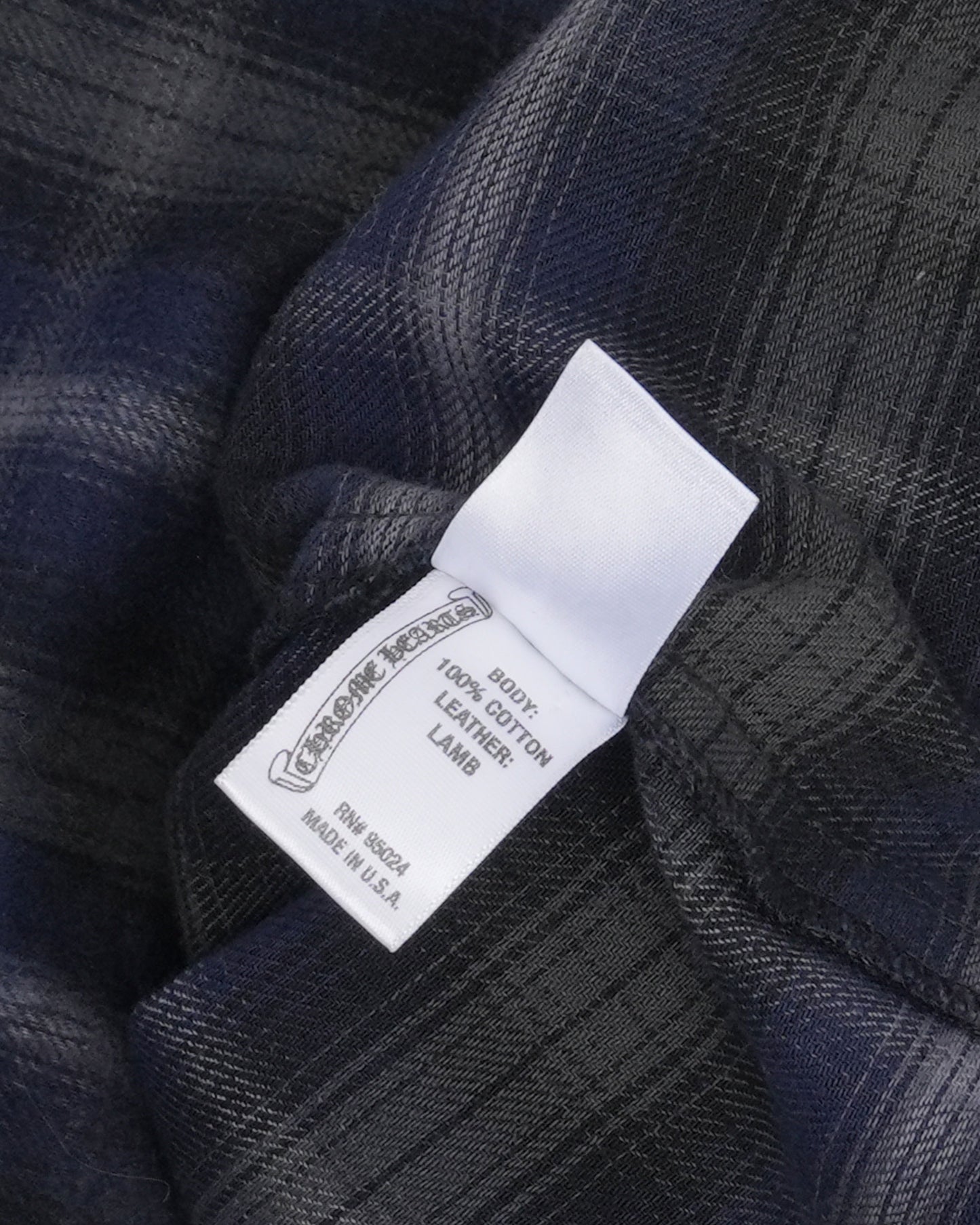 Leather Accent Fleur Yoke Flannel Shirt