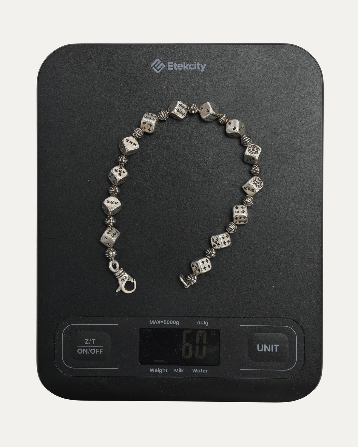 Dice and Plus Ball Bracelet