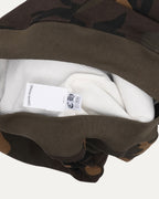 Camouflage Horseshoe Floral Cross Patch Zip Hoodie