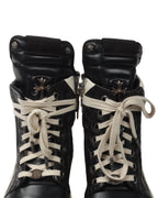 Rick Owens Crocodile Leather Geobasket Sneakers