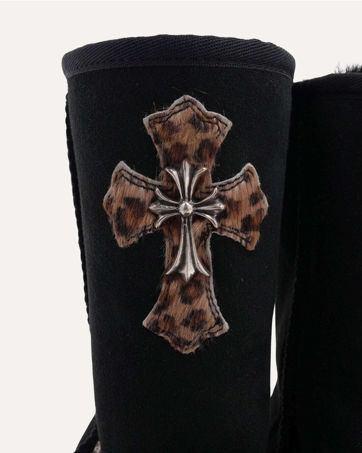 Cross Patch Embellished Ugg Boots