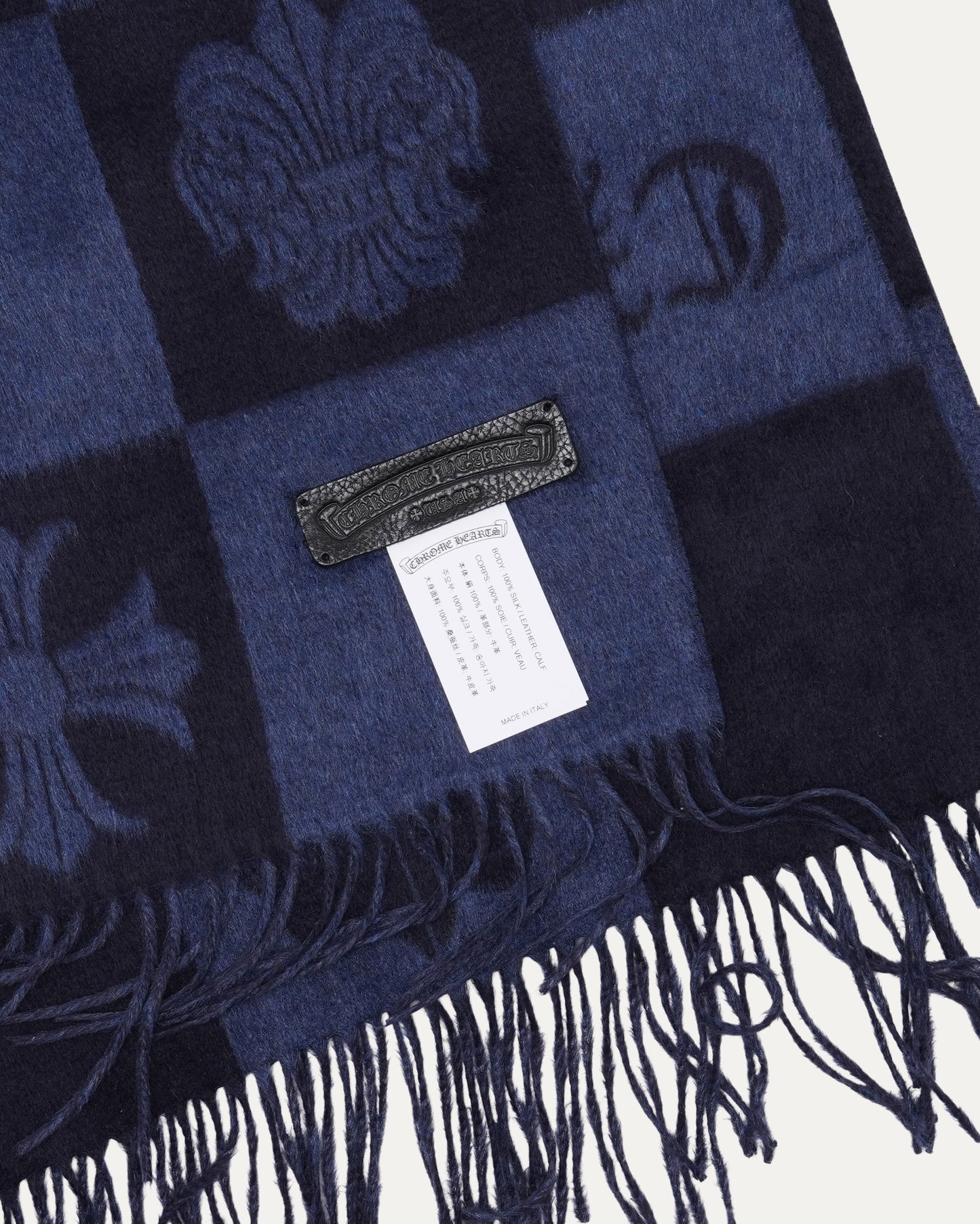 Plus Cross Patch Silk Throw Blanket